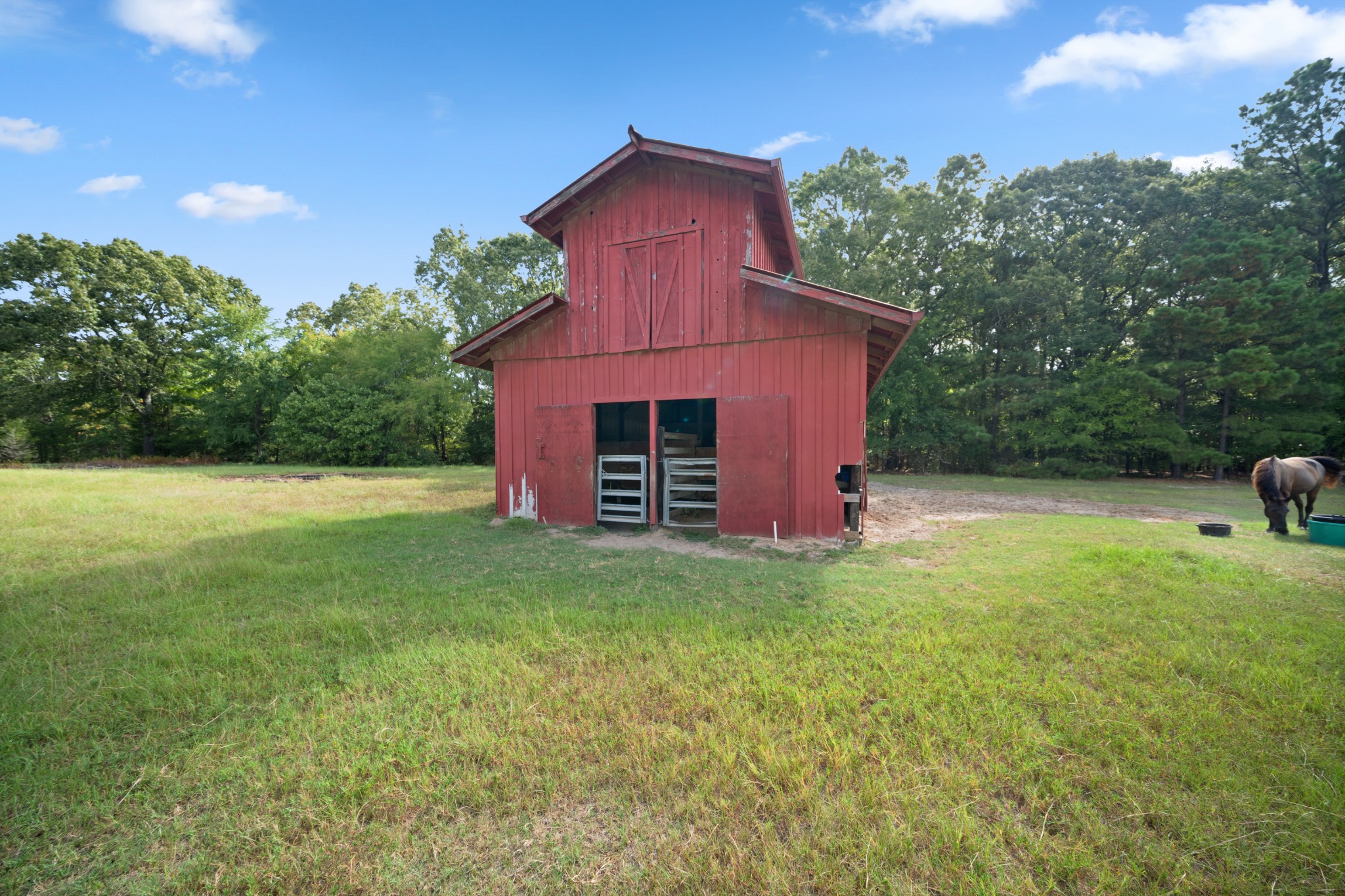 Community horse barn