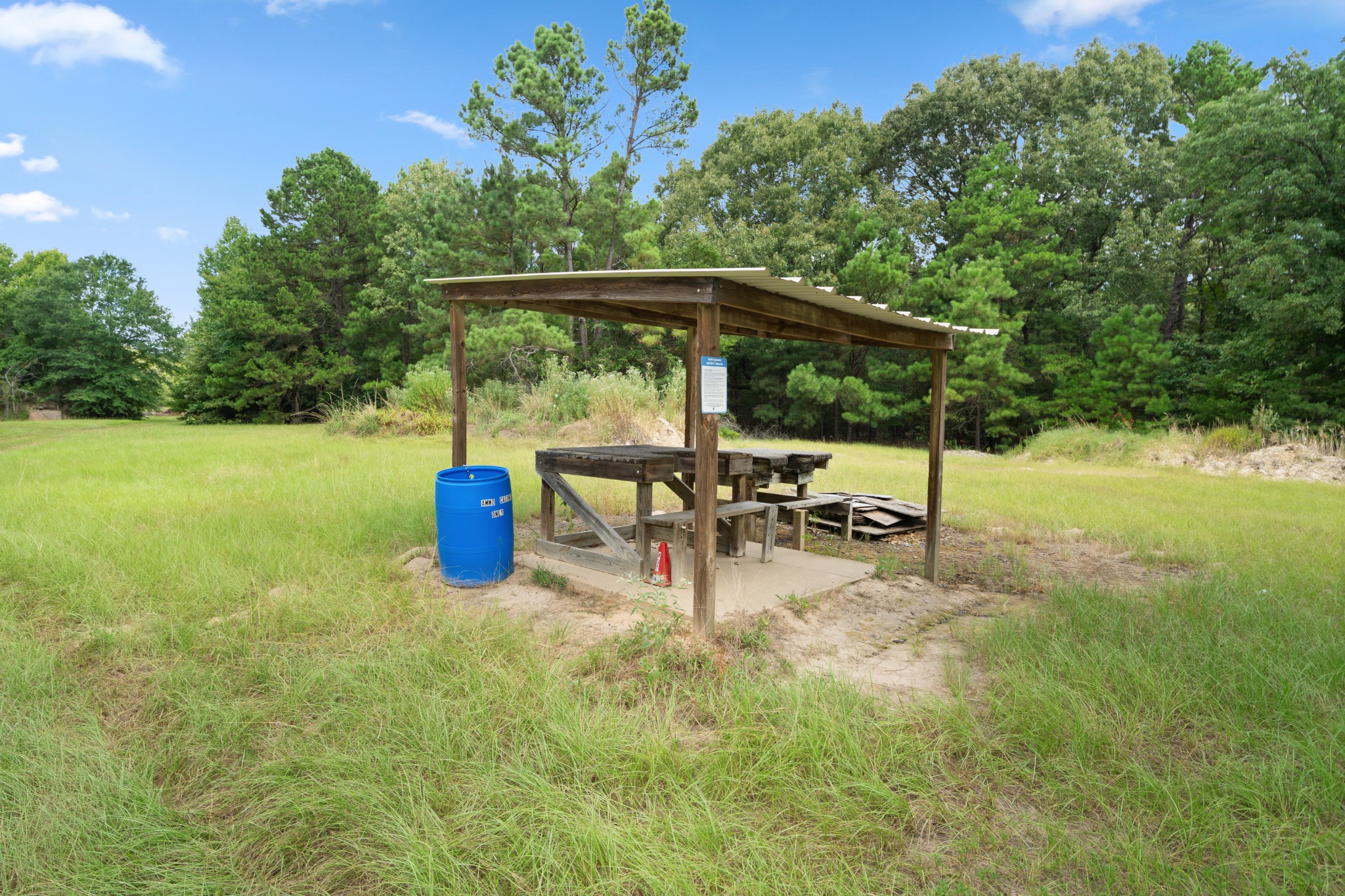 Covered community shooting range