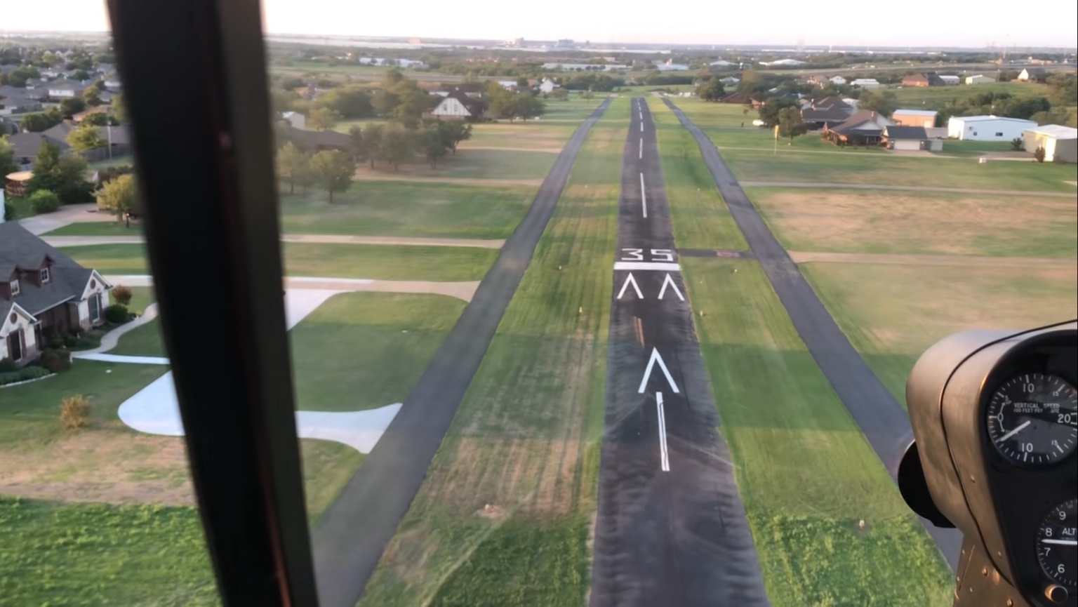 John Naugle’s view of Hillcrest Airport and the surrounding North Texas community from a Robinson R22 helicopter