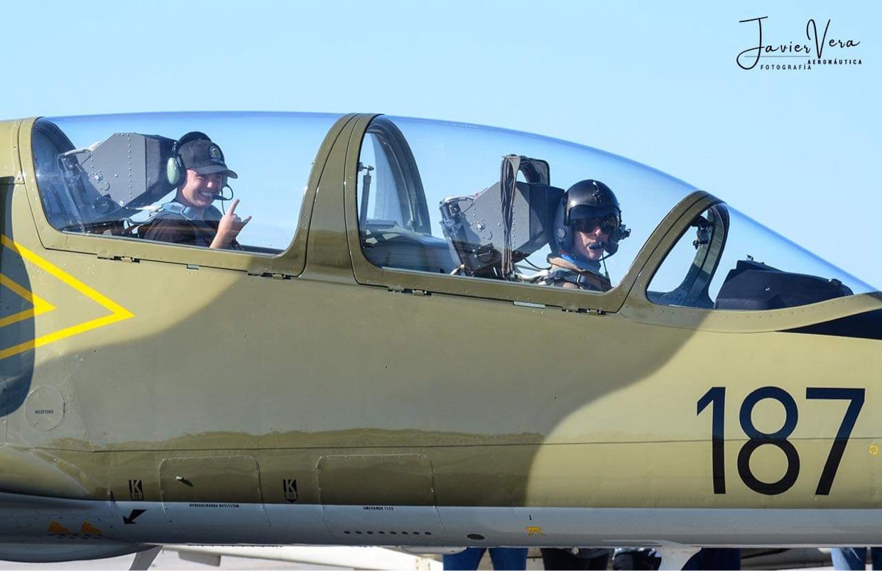 John Naugle in an L-39 Albatros
