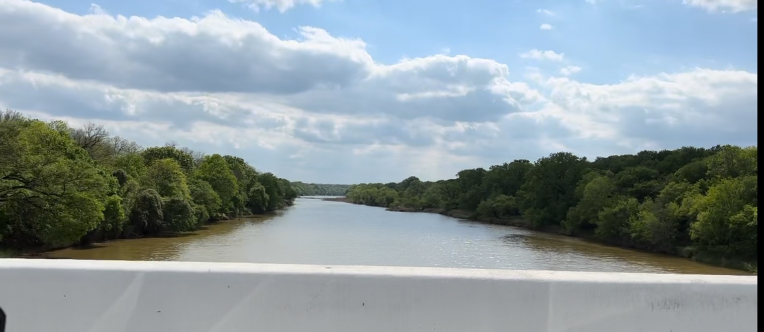 Brazos River beside Pecan Plantation in Granbury